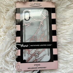 iPhone case with selfie light